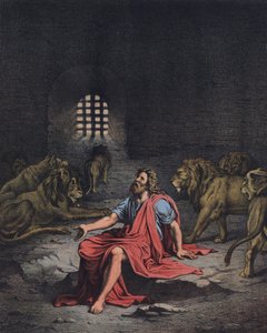 Daniel aslanların ininde by French School